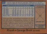 1978 George Brett Topps AL ALL STAR #100 Kansas City Royals HOF BV $25