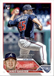 2023 Jared Shuster Topps Update ROOKIE SSP GOLDEN MIRROR IMAGE VARIATION RC #US309 Atlanta Braves