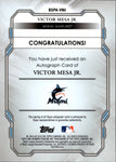 2019 Victor Mesa Jr. Bowman Sterling AUTO AUTOGRAPH #BSPA-VMJ Miami Marlins