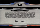 2025 Kai Kara-France Topps Chrome GOLD GEOMETRIC REFRACTOR 31/50 #81