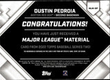 2022 Dustin Pedroia Topps Series 2 MAJOR LEAGUE MATERIAL BLACK JERSEY 171/199 RELIC #MLM-DP Boston Red Sox