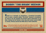 2025 Bobby "The Brain" Heenan Topps Chrome WWE 1985 LEGENDS BLACK REFRACTOR 09/10 #85TL-BH WWE Legend