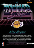 2018-19 Kobe Bryant Donruss Optic PURPLE WINNER STAYS #2 Los Angeles Lakers HOF