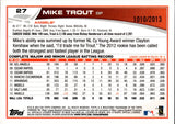 2013 Mike Trout Topps GOLD BORDER 1010/2013 #27 Anaheim Angels *NRMT*