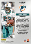 2023 Ronnie Brown Donruss Optic HASH MARKS AUTO AUTOGRAPH #HM-42 Miami Dolphins