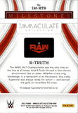 2023 R-Truth Panini Immaculate Collection MILESTONES AUTO 32/99 AUTOGRAPH #IM-RTR Monday Night Raw
