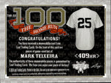 2024 Mark Teixeira Leaf Lumber BLUE THE HOME RUN DUAL BAT 5/7 RELIC #THR-55 New York Yankees