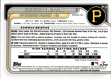 2024 Konnor Griffin Bowman Chrome Draft 1ST BOWMAN REFRACTOR #BDC-22 Pittsburgh Pirates 6