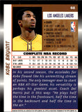 1998-99 Kobe Bryant Topps #68 Los Angeles Lakers HOF