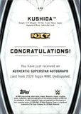 2020 Kushida Topps WWE Undisputed GREEN AUTO 24/50 AUTOGRAPH #A-KU NXT