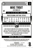 2018 Mike Trout Donruss Optic WHITE SPARKLE #121 Anaheim Angels