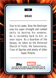 2025 Drax Topps Chrome Marvel SPIDER WEB REFRACTOR 270/399 #184 Guardians of the Galaxy