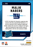 2024 Malik Nabers Donruss Optic RED PANDORA PREVIEW RATED ROOKIE RC #383 New York Giants