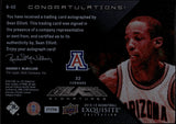 2012-13 Sean Elliott Upper Deck Exquisite BLACK SIGNATURES AUTO 25/99 Arizona Wildcats #B-SE