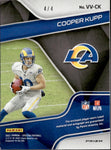 2021 Cooper Kupp Panini Spectra PSYCHEDELIC VESTED VETERANS PATCH AUTO 4/4 AUTOGRAPH RELIC #VV-CK Los Angeles Rams