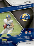 2021 Cooper Kupp Panini Spectra PSYCHEDELIC VESTED VETERANS PATCH AUTO 4/4 AUTOGRAPH RELIC #VV-CK Los Angeles Rams