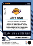 2024-25 Austin Reaves Donruss Optic HYPER ORANGE 052/299 #140 Los Angeles Lakers