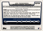 2012 Joc Pederson Bowman Chrome 1ST BOWMAN AUTO AUTOGRAPH #BCP104 Los Angeles Dodgers