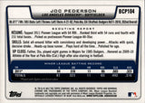 2012 Joc Pederson Bowman Chrome 1ST BOWMAN AUTO AUTOGRAPH #BCP104 Los Angeles Dodgers