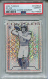 2024 Bo Nix Panini Phoenix ROOKIE CONTOURS WHITE SHIMMER RC PSA 10 #CONBNX Denver Broncos 4824