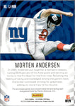 2020 Morten Andersen Panini Illusions IMMORTALIZED BLACK JERSEY AUTO 34/35 AUTOGRAPH RELIC #IJ-MAN New York Giants HOF