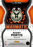 2024-25 Bobby Portis Panini Obsidian MAGMATIC AUTO 098/149 AUTOGRAPH #MS-BOB Milwaukee Bucks