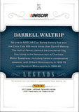 2017 Darrell Waltrip Panini National Treasures LEGENDS SHEET METAL 13/25 RELIC #25 Gatoraid