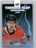 2024-25 Connor Bedard Upper Deck Fleer Ultra THUNDER CLAP #2 Chicago Blackhawks 1