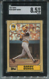 1987 Barry Bonds Topps ROOKIE RC SGC 8.5 #320 Pittsburgh Pirates 4375