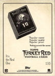 2005 Ben Roethlisberger Topps Turkey Red SP AD BACK #135 Pittsburgh Steelers