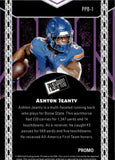 2024 Ashton Jeanty Leaf Press Pass AQUA SHIMMER PROMO ROOKIE RC #PPB-1 Las Vegas Raiders