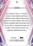 2026 Zurg Topps Disney Neon GOLD 38/50 #34 Toy Story
