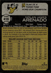 2022 Nolan Arenado Topps Heritage High Number IMAGE VARIATION #416 St. Louis Cardinals