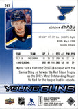 2018-19 Jordan Kyrou Upper Deck Series 1 SILVER FOIL YOUNG GUNS ROOKIE RC #241 St. Louis Blues