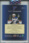 2021-22 Scott Perunovich Upper Deck Clear Cut ROOKIE AUTO AUTOGRAPH RC #VV-SP St. Louis Blues