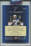 2021-22 Scott Perunovich Upper Deck Clear Cut ROOKIE AUTO AUTOGRAPH RC #VV-SP St. Louis Blues