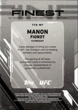 2025 Manon Fiorot Topps Finest AUTO AUTOGRAPH #TFA-MF Flyweight