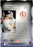 1999 Mark McGwire Donruss Elite STATUS DIE CUT 022/100 #130 St. Louis Cardinals