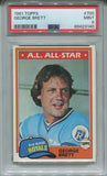 1981 George Brett Topps A.L. ALL-STAR PSA 9 #700 Kansas City Royals HOF 3140