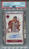 2023-24 Tyler Herro Topps Motif SCARLET ENDORSEMENTS AUTO 5/5 AUTOGRAPH PSA 8 #ME-THE Miami Heat 8373