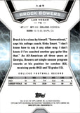 2024 Brock Bowers Topps Resurgence ROOKIE BLUE & ORANGE SPARK REFRACTOR RC #147 Las Vegas Raiders