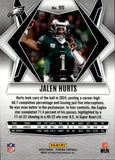 2025 Jalen Hurts Panini Phoenix YELLOW PYRAMIDS 036/185 #95 Philadelphia Eagles