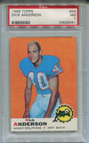 1969 Dick Anderson Topps ROOKIE RC PSA 7 #59 Miami Dolphins 8451