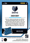 2024-25 Zach Edey Panini Donruss Choice RATED ROOKIE AUTO AUTOGRAPH #254 Memphis Grizzlies