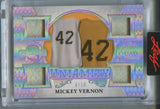 2025 Mickey Vernon Leaf Spectacular HOLO GOLD FOIL UNI4MITY QUAD JERSEY 04/10 RELIC #U-21 Pittsburgh Pirates