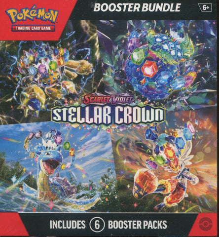 Pokemon Scarlet & Violet Stellar Crown, Booster Bundle Box