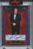 2025 John Goodman Carter Leaf Red Carpet BLUE FOIL AUTO 2/3 AUTOGRAPH #A-JG1