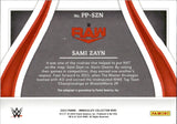 2023 Sami Zayn Panini Immaculate Collection RUBY RED PAST & PRESENT AUTO 14/25 AUTOGRAPH #PP-SZN Monday Night Raw