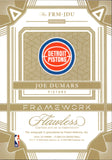 2024-25 Joe Dumars Panini Flawless FRAMEWORK AUTO 03/10 AUTOGRAPH #FRM-JDU Detroit Pistons HOF
