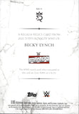 2025 Becky Lynch Topps Royalty WWE PURPLE FOIL REGALIA RELICS DUAL SHIRT 16/50 RELIC #RR-9 Monday Night Raw
